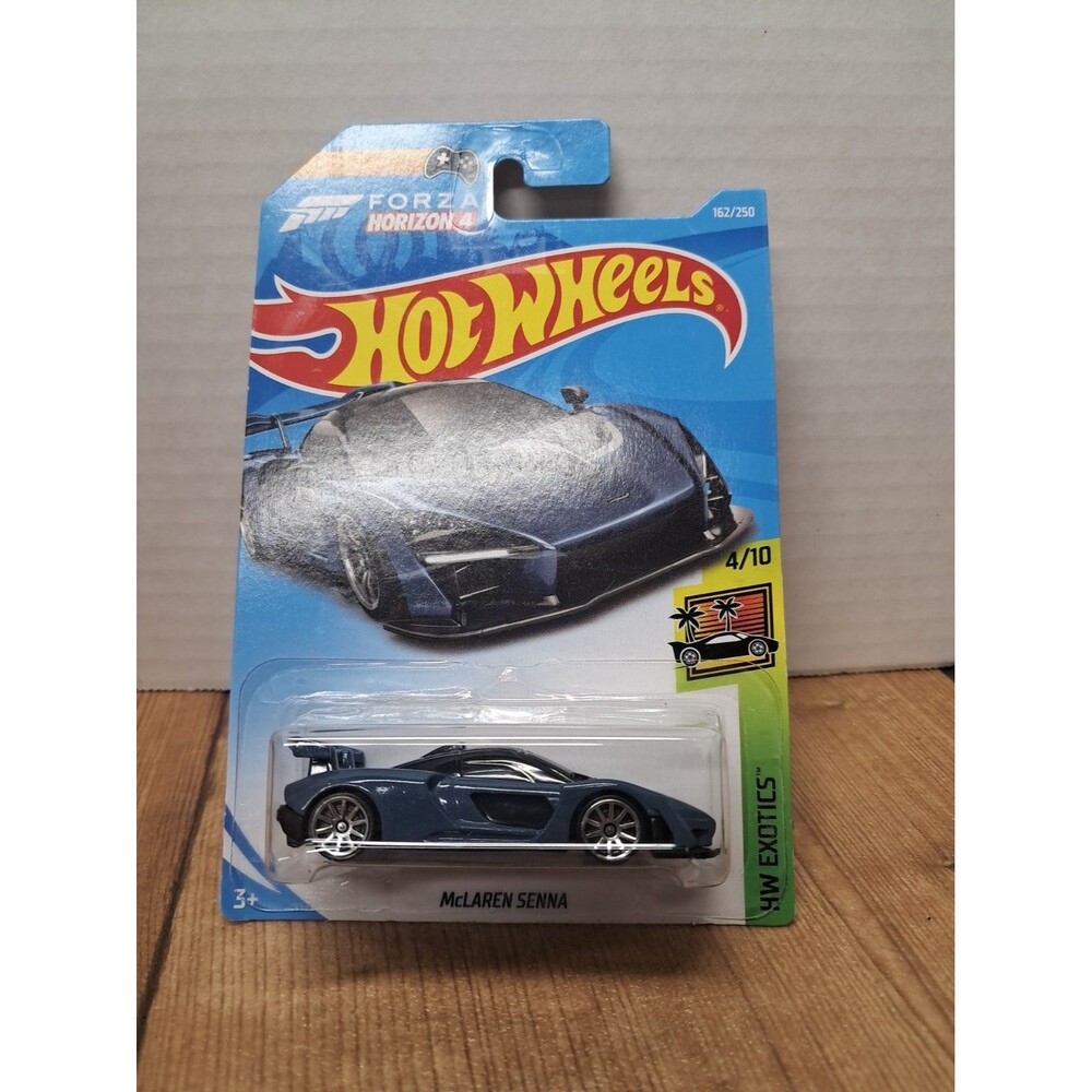 Hot Wheels 2019 McLaren Senna Grey HW Exotics Forza Horizon 4 New